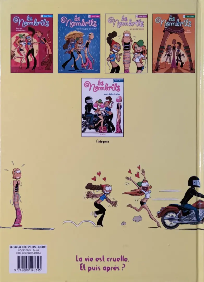 Verso de l'album Les Nombrils Tome 3 Les liens de l'amitié