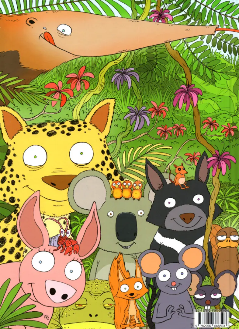 Verso de l'album Des bêtes ! Tome 7 Nez dans la jungle