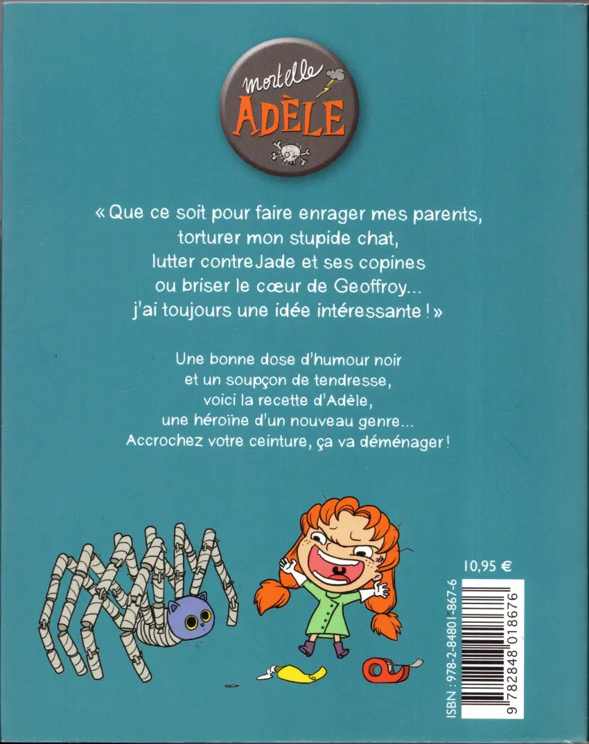 Verso de l'album Mortelle Adèle Tome 1 Tout ça finira mal
