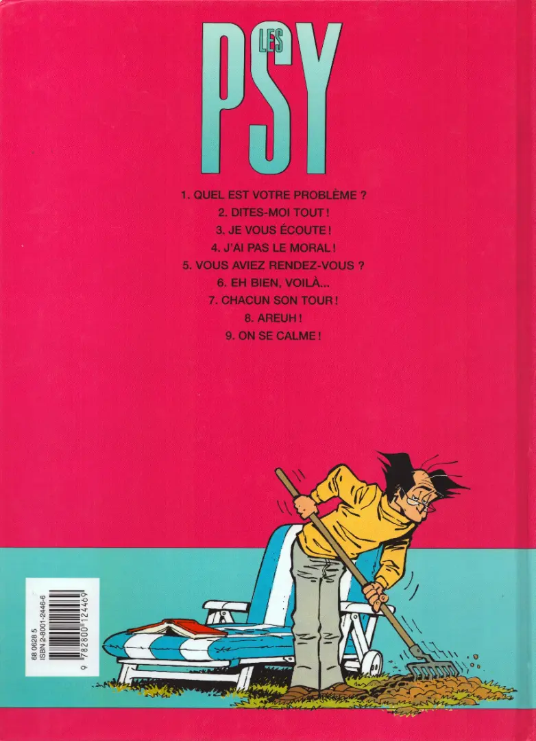 Verso de l'album Les Psy Tome 5 Vous aviez rendez-vous ?