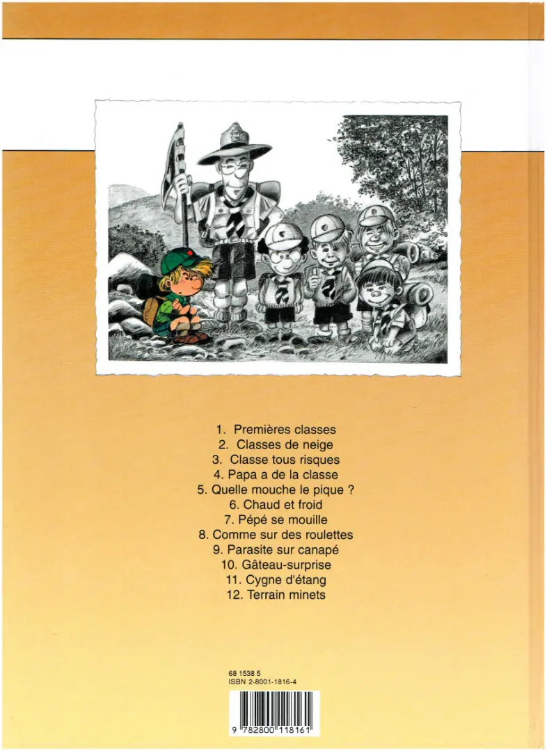 Verso de l'album Cédric Tome 4 Papa a de la classe