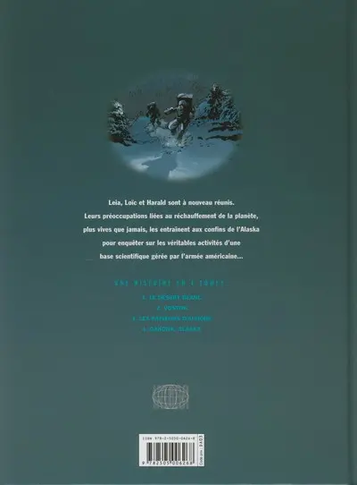 Verso de l'album Climax Tome 4 Gakona, Alaska