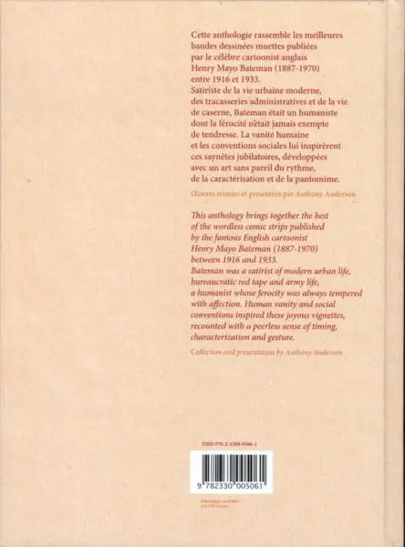 Verso de l'album Mimodrames