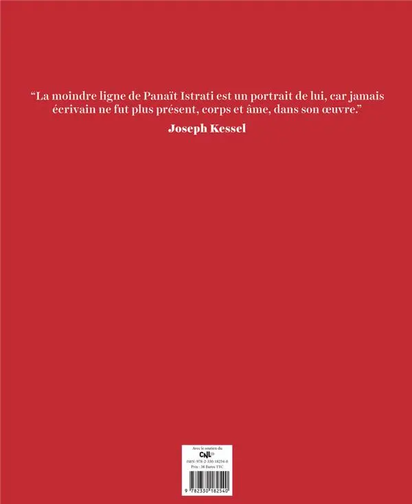 Verso de l'album Istrati ! à l'amitié
