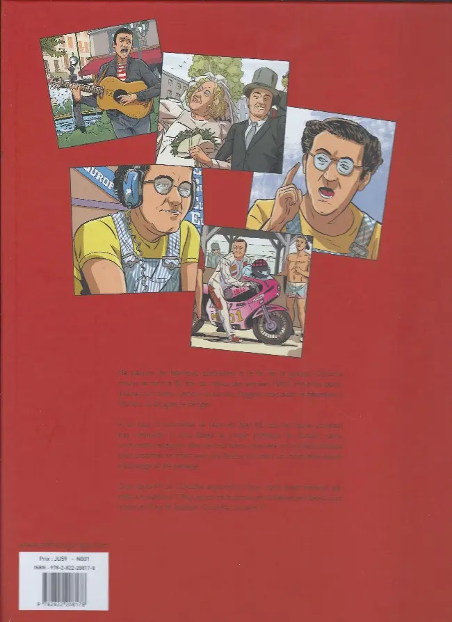 Verso de l'album Coluche Une vie d'enfoiré !
