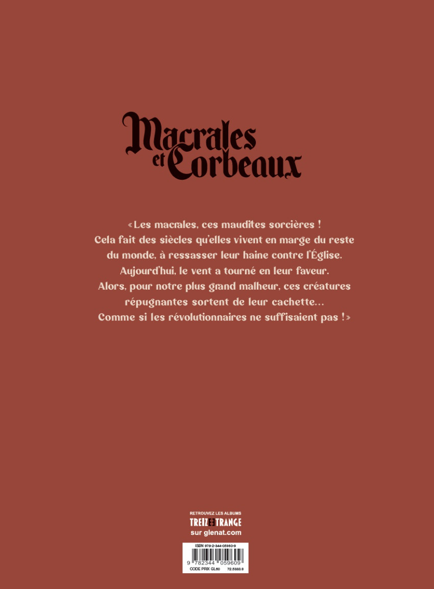 Verso de l'album Macrales et Corbeaux