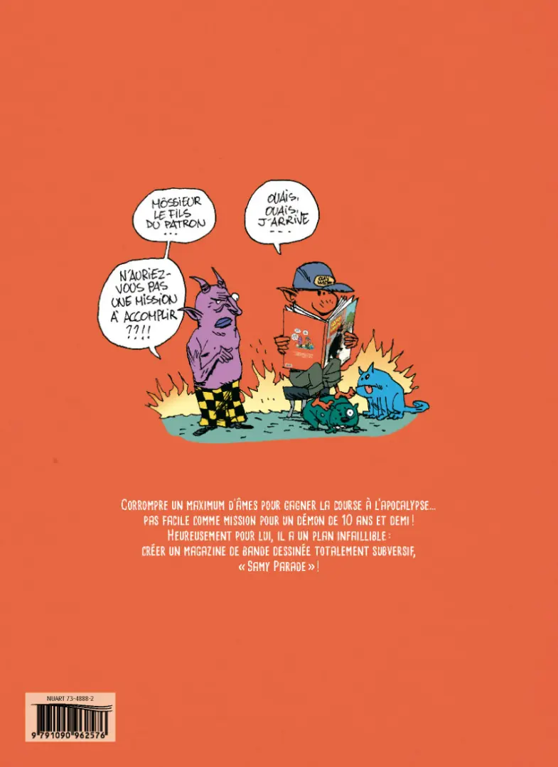 Verso de l'album Samy Parade Le diable est dans la classe !