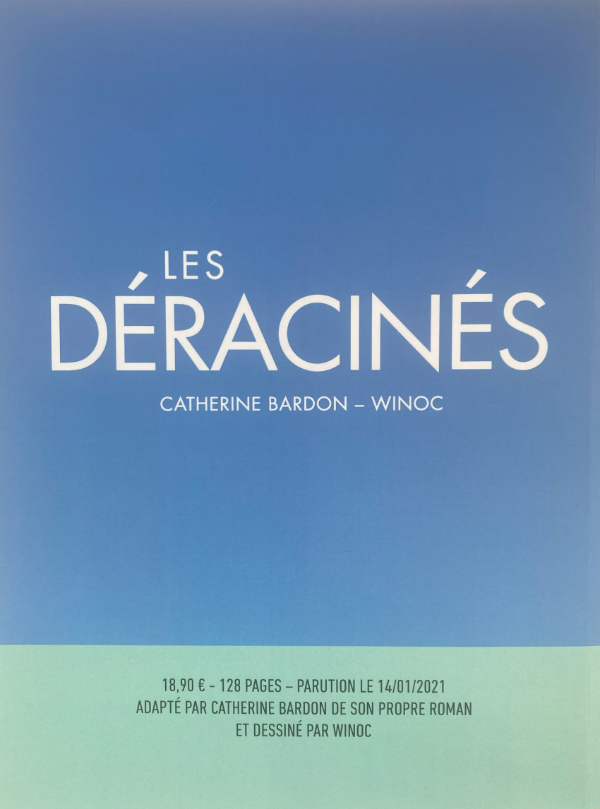 Verso de l'album Les déracinés Les déracinés