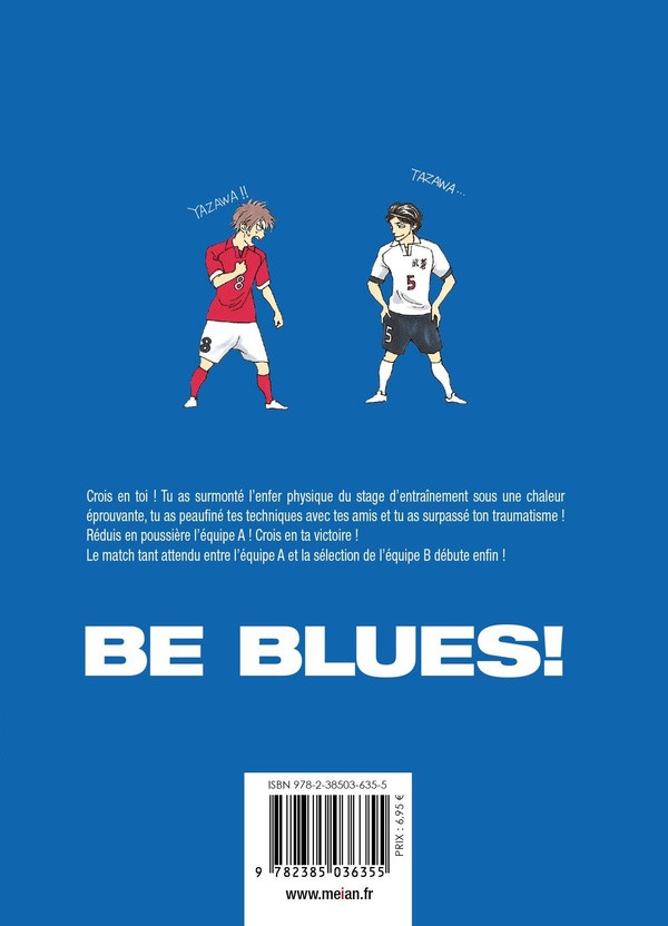 Verso de l'album Be Blues ! 17