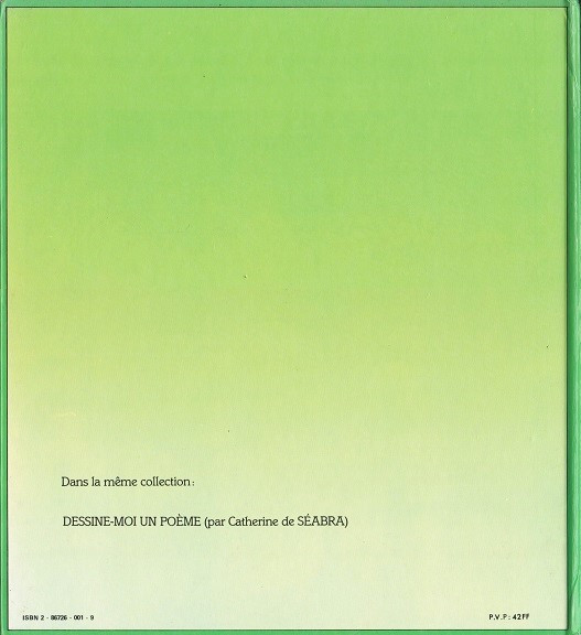 Verso de l'album Gaspard le lézard