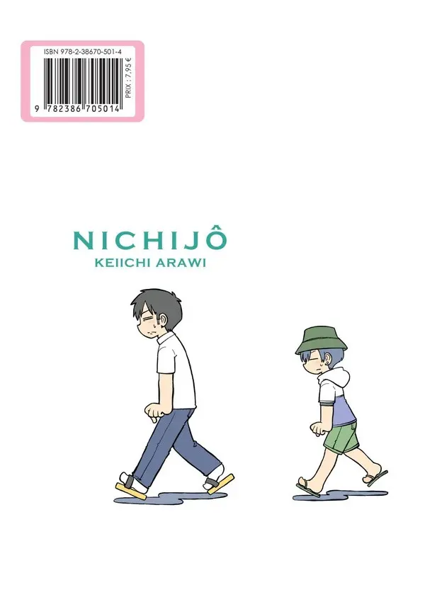 Verso de l'album Nichijô - Récits du quotidien (5)