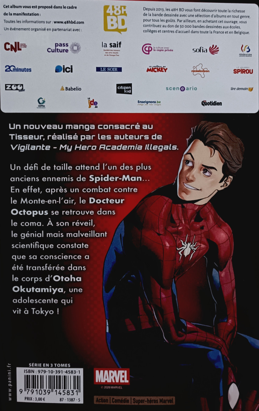 Verso de l'album Spider-Man : Octo-Girl 1