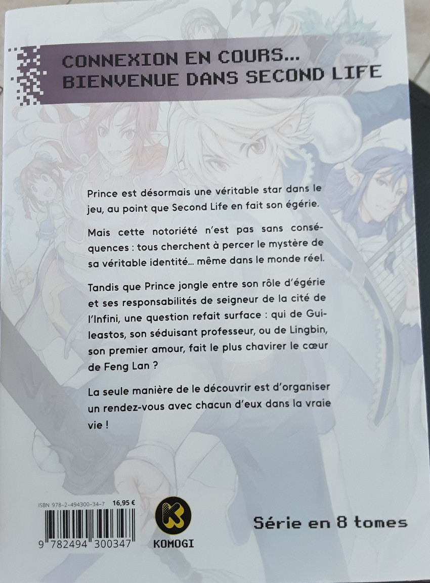 Verso de l'album 1/2 Prince 4