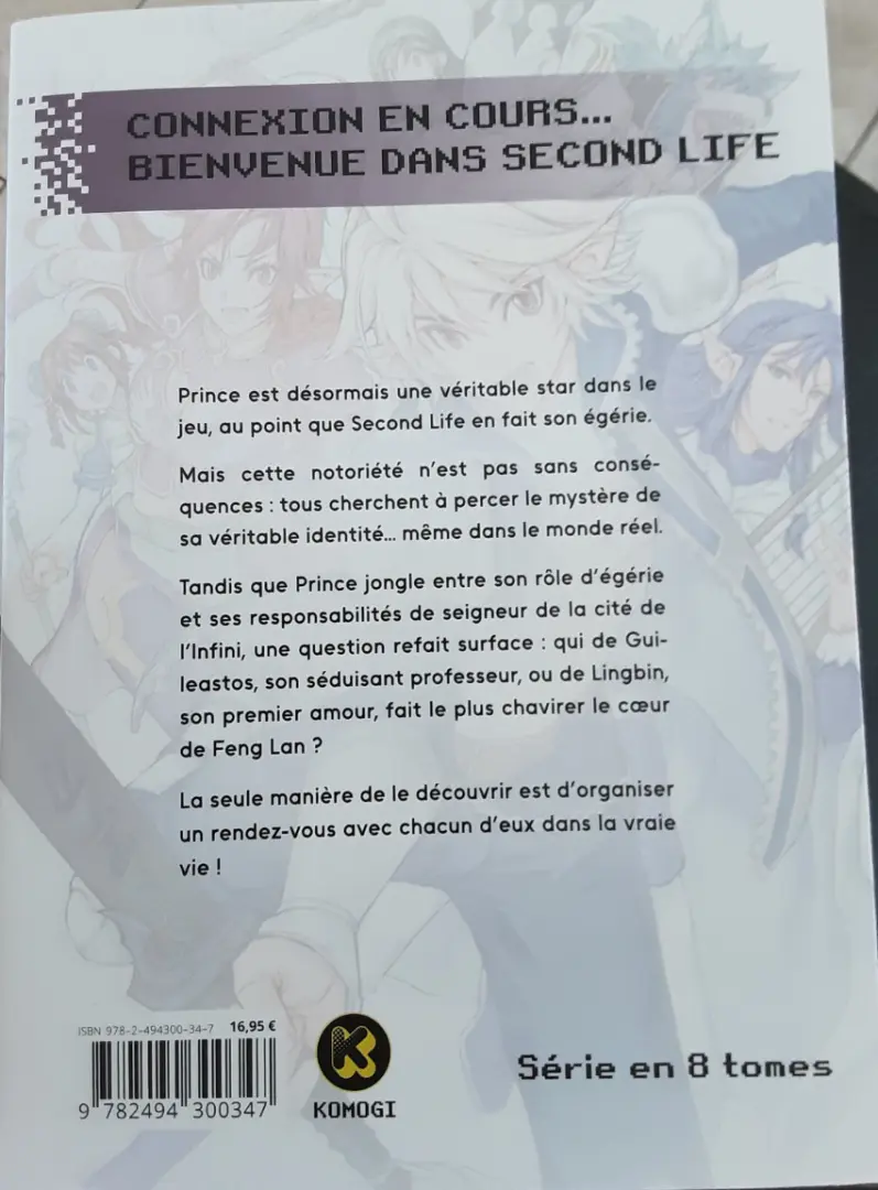 Verso de l'album 1/2 Prince 4