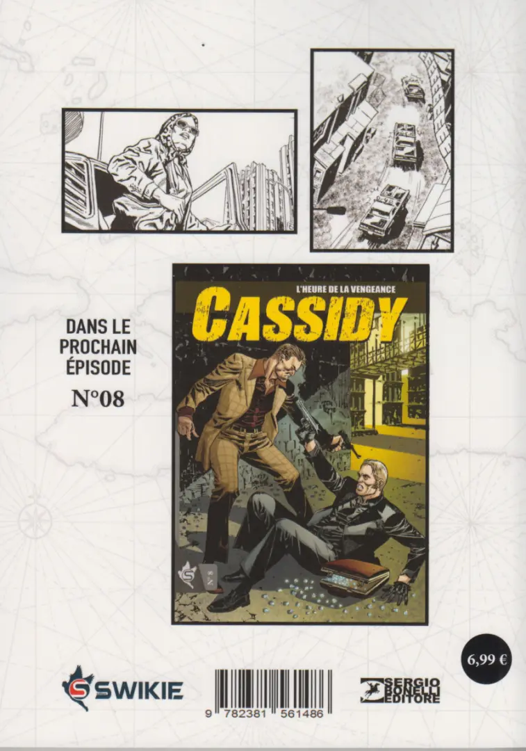 Verso de l'album Cassidy N° 7 Un pacte Criminel