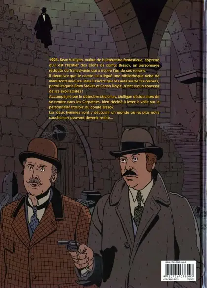 Verso de l'album Les Démons des Carpathes Tome 1 Le Testament du comte Brasov
