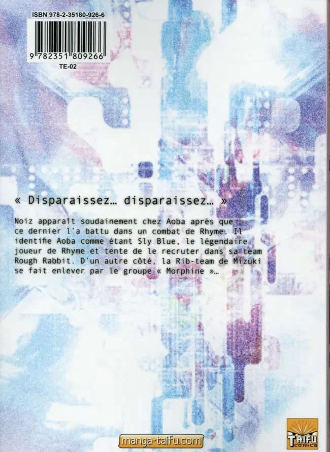 Verso de l'album DRAMAtical Murder Tome 2