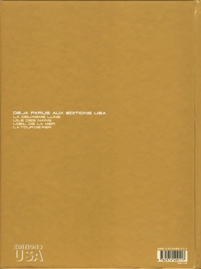 Verso de l'album Les Gardiens du Maser Esquisses