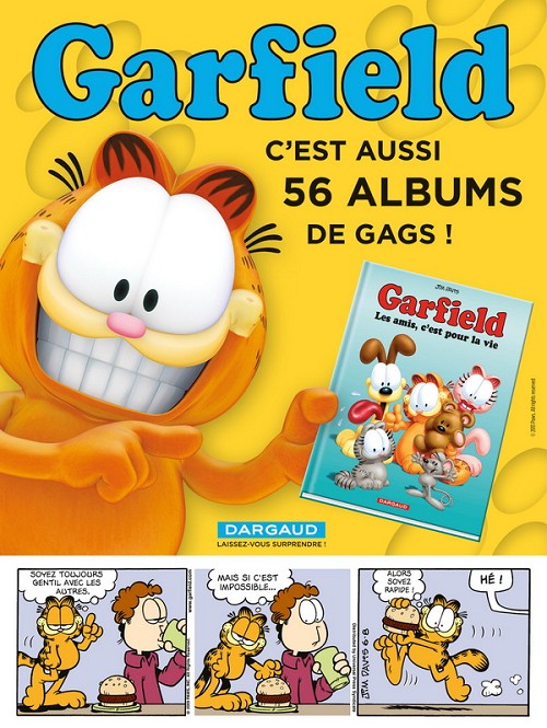 Verso de l'album Garfield Comics Tome 1 Ultra puissant man