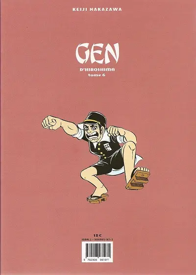 Verso de l'album Gen d'Hiroshima 06