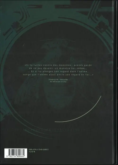 Verso de l'album Genetiks™ Tome 1 [1]