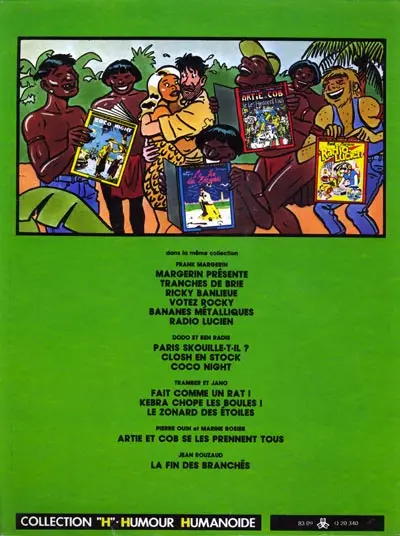 Verso de l'album Les 7 Péchés capitaux