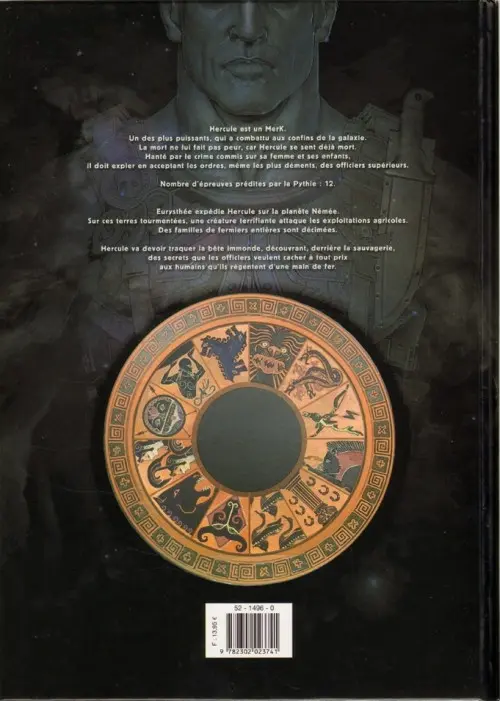 Verso de l'album Hercule Tome 1 Le sang de Némée