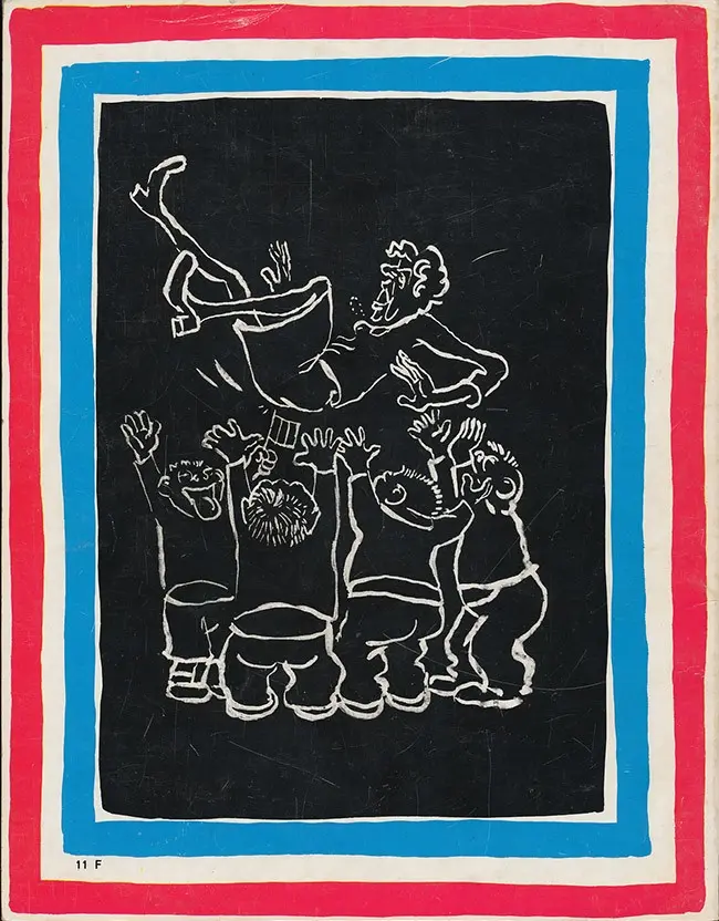 Verso de l'album Les aventures de Madame Pompidou