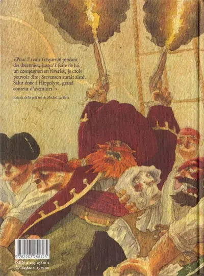 Verso de l'album Le Maître de Ballantrae Livre Premier