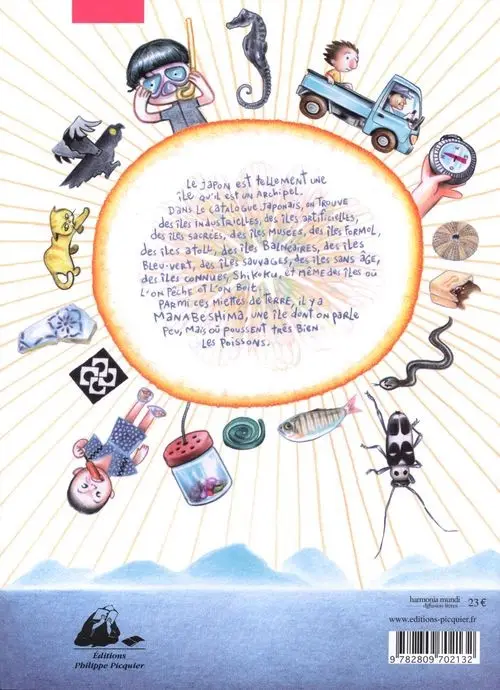 Verso de l'album Manabé Shima