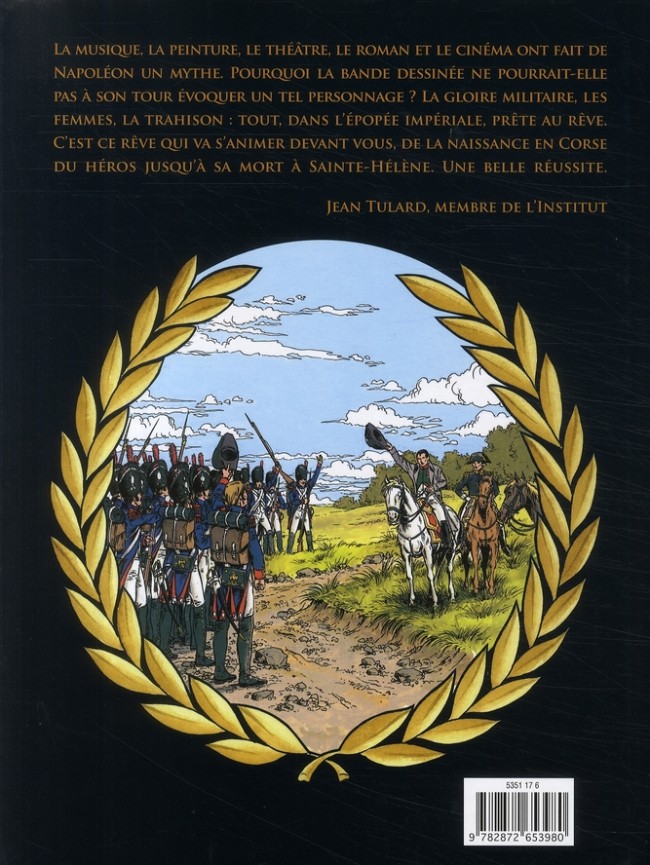 Verso de l'album Napoléon Tome 1 Toulon