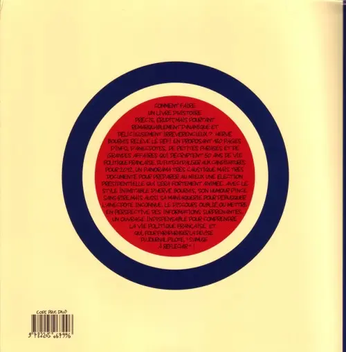 Verso de l'album Le Petit Livre de la Cinquième République