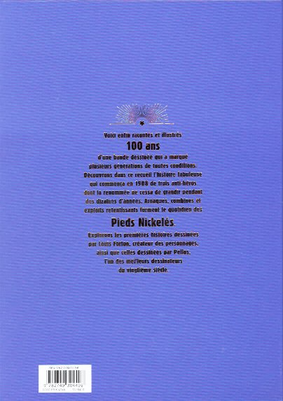 Verso de l'album Le meilleur des Pieds Nickelés Tome 7 100 ans