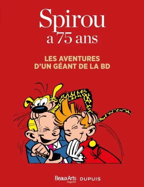 Couverture de l'album Spirou et Fantasio Spirou a 75 ans