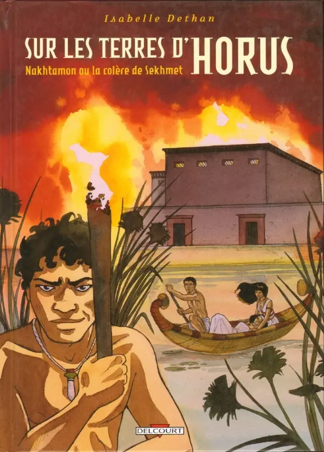 Couverture de l'album Sur les terres d'Horus Tome 4 Nakhtamon ou la colère de Sekhmet