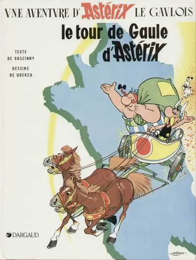 Couverture de l'album Astérix Tome 5 Le tour de Gaule d'Astérix