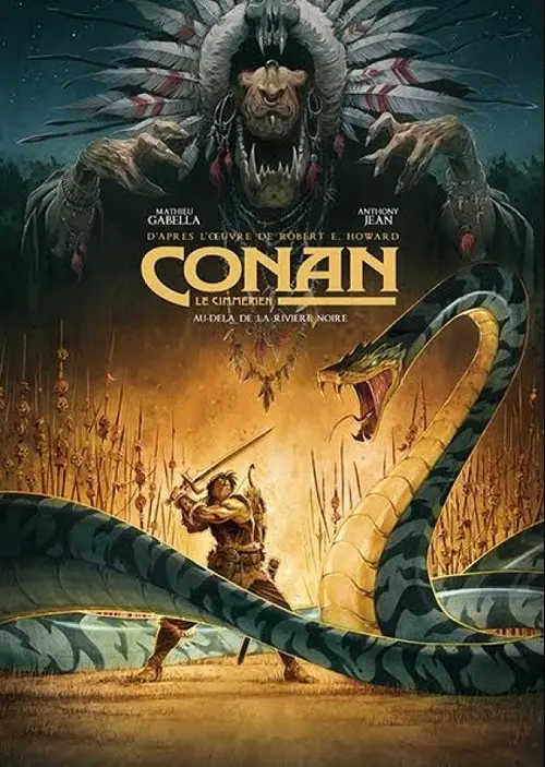 Couverture de l'album Conan le Cimmérien Tome 3 Au-delà de la rivière noire
