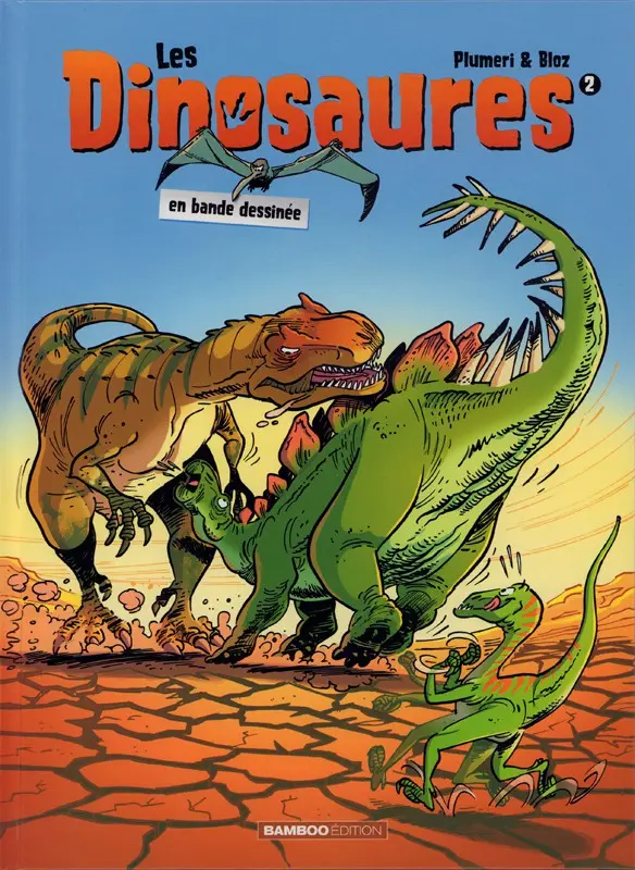 Couverture de l'album Les Dinosaures en BD Tome 2