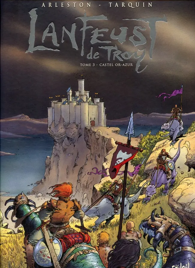 Couverture de l'album Lanfeust de Troy Tome 3 Castel Or-Azur
