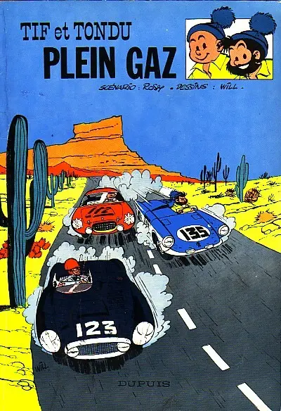 Couverture de l'album Tif et Tondu Tome 7 Plein gaz