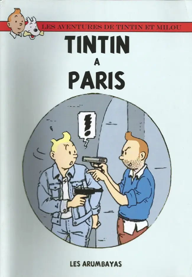 Couverture de l'album Tintin Tintin à Paris