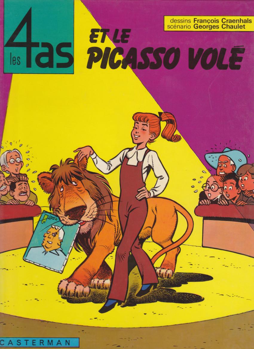 Couverture de l'album Les 4 as Tome 12 Les 4 as et le Picasso volé