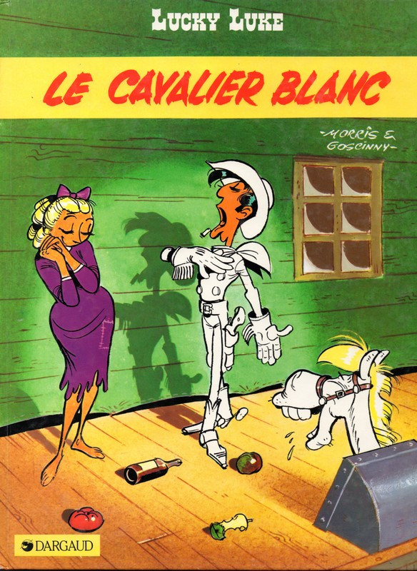 Couverture de l'album Lucky Luke Tome 43 Le Cavalier Blanc