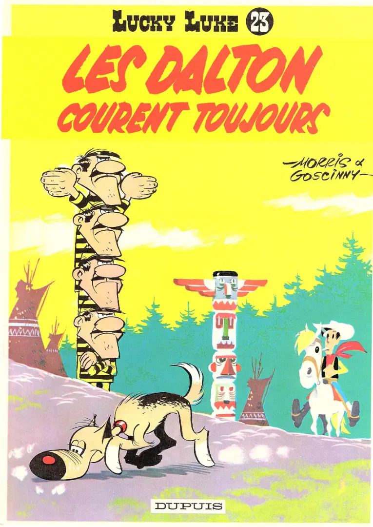 Couverture de l'album Lucky Luke Tome 23 Les Dalton courent toujours