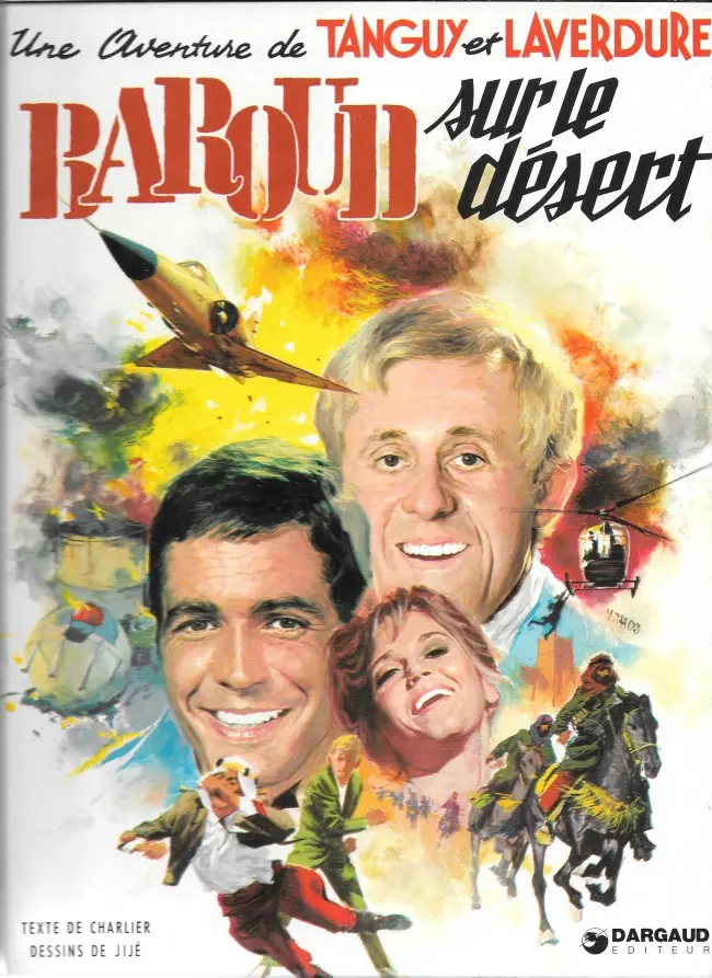 Couverture de l'album Tanguy et Laverdure Tome 14 Baroud sur le désert