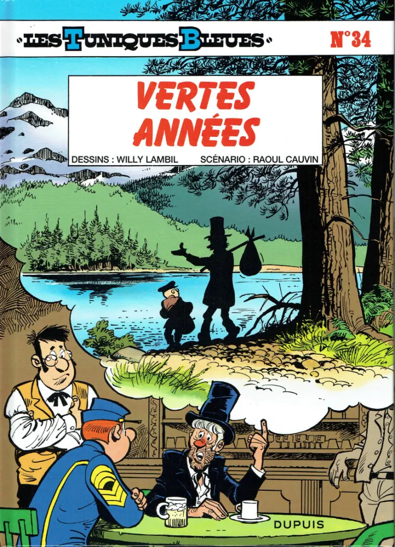 Couverture de l'album Les Tuniques Bleues Tome 34 Vertes années