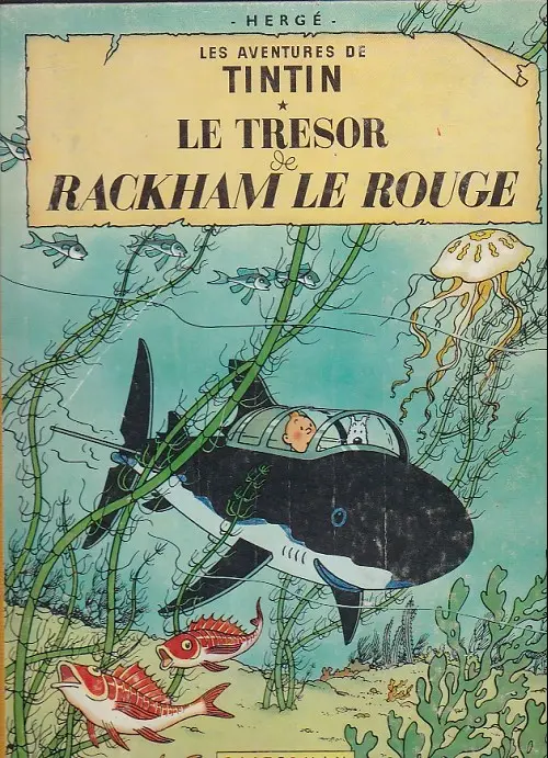 Couverture de l'album Tintin Tome 12 Le Trésor de Rackham le Rouge