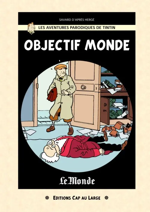 Couverture de l'album Tintin Objectif Monde