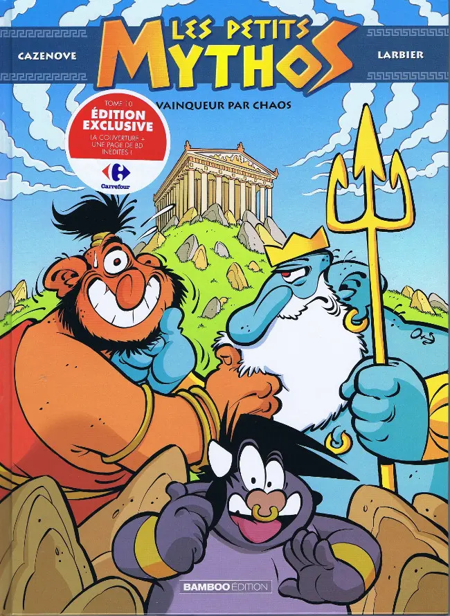 Couverture de l'album Les Petits Mythos Tome 10 Vainqueur par chaos