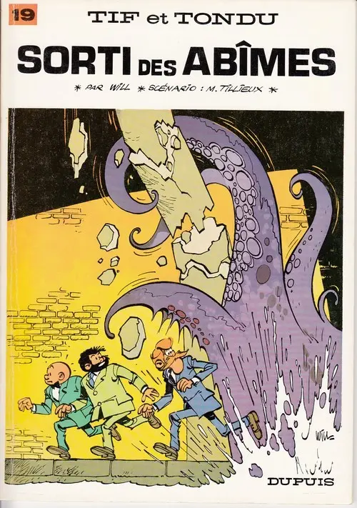 Couverture de l'album Tif et Tondu Tome 19 Sorti des abîmes